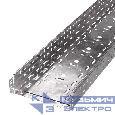 Лоток перфорированный 300х80 L3000 1мм Стандарт (уп.6м) Промрукав PR16.2307