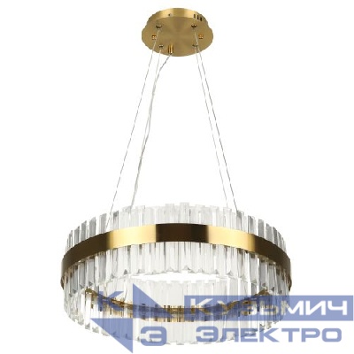 Люстра светодиодная Gwinnett 6193-201 подвесная 3000-6300К 112Вт с пультом Rivoli Б0069938