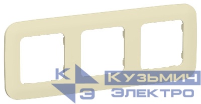 Рамка 3-м СП FLITE РУ-3-А-ФлН навахо IEK FI-M32-31-20-K87