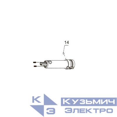 Запчасть №14 для PAG311BWT. Стальной шар D6