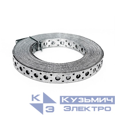 Лента монтажная перфорир. ЛМП 20х0.55 прямая для прямого монтажа (уп.25м) Промрукав PR08.3831