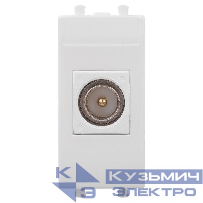 Розетка телевизионная одиночная TV 1мод. Avanti "Белое облако" 16А модульная DKC 4400501