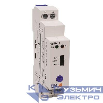Реле лестничного освещения OptiRel D SSW-1-230A-1 с ручным управлением 16А 1СО 230АС КЭАЗ 357859