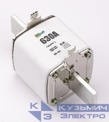 Вставка плавкая ПН-101 500А габарит 3 (аналог ППН-39 габарит 3) DEKraft 21320DEK