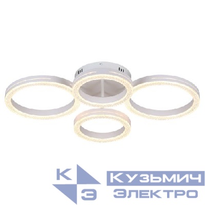 Светильник светодиодный Juniper 6187-702 LED 75Вт 3000-6000К потолочн. бел. с пультом Rivoli Б0068478