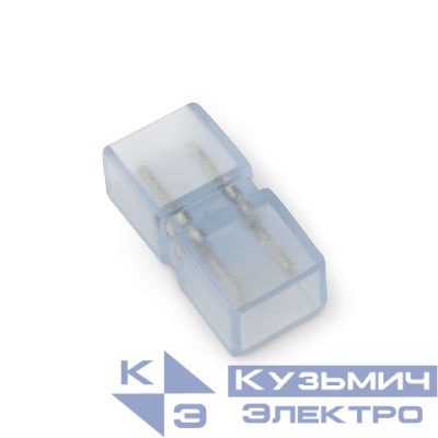 Соединитель контактный прямой UTC-K-14/B67-RGB CLEAR 025 POLYBAG для светодиодных лент 220В 10х7мм 2 контакта прозр. (уп.25шт) Uniel UL-00000869