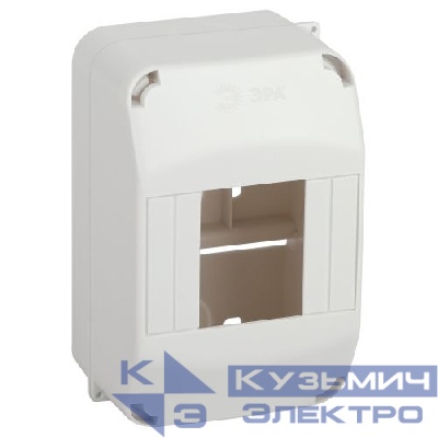 Корпус навесной КМПн 1/4 IP20 пластик. бел. kmpn1.4 SIMPLE Эра Б0062282
