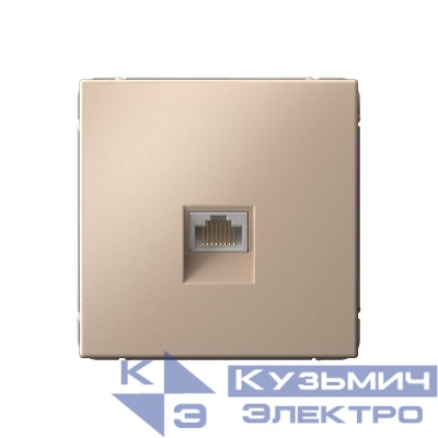 Розетка компьютерная ArtGallery RJ45 кат.5E механизм песочн. SE GAL001283