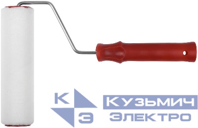 Валик 180мм d40/48мм ворс 4мм бюгель 6мм стержневая система велюр. КУРС 02563