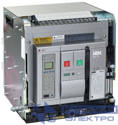 Выключатель автоматический воздушный 3п E 2500А 85кА AC ВА77 W3P EA выдвижн. с комплектом аксессуаров MASTER IEK MI-ACB10-3WE-085-2500-ACF