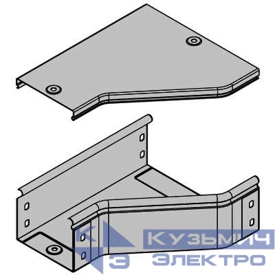 Переходник для лотка RRS левосторонний 500/300 H50 DKC 36364