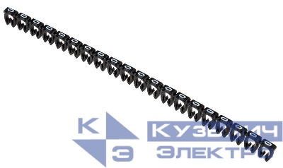 Маркер открытого типа KE 4-6кв.мм символ "0" (уп.500шт) IEK UMK-KE3-0