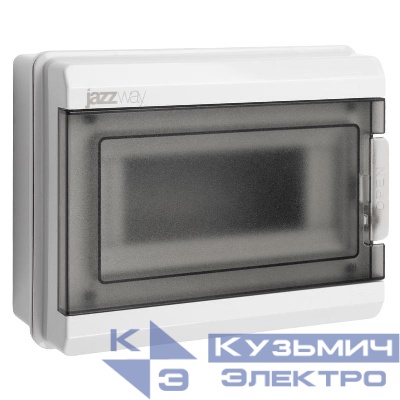 Бокс модульный накладной PDB/W 3008 GR (ЩРН-ПГ- 8) IP65 пластик. Pro JazzWay 5071988