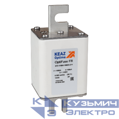Предохранитель OptiFuse FR-S33-600V-1800A-D08 КЭАЗ 345830