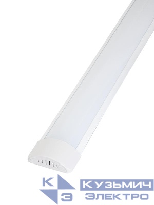 Светильник светодиодный линейный ДПО-1 18Вт 6400К IP40 полукруг. опал КОСМОС KDPO1-18W64K-OP-IP40