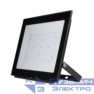 Прожектор светодиодный ULF-F20-200W/4000K IP65 195-250В BLACK корпус черн. Uniel UL-00005158