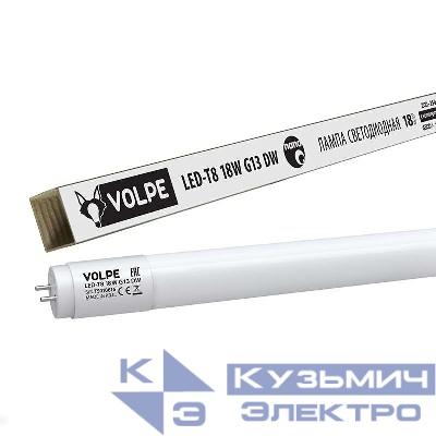 Лампа светодиодная T8 NANO с цоколем G13 LED-T8-18Вт/DW/G13/FR/FIX/NГ Uniel UL-00001457