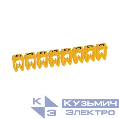 Маркер каб. 0.15-0.5кв.мм CAB3 "C" черн. на желт. фоне (уп.300шт) Leg 038112