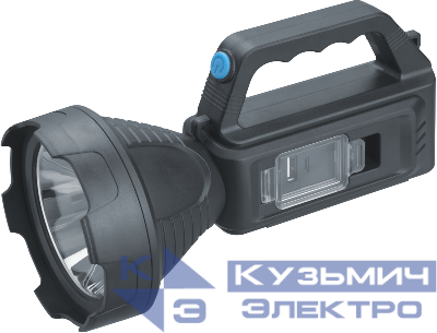 Фонарь аккумуляторный профессиональный 95 564 NPT-SP40-ACCU прож/кемп.1LED 3W+1COB 5Вт li-ion 1.2А.ч NAVIGATOR 95564