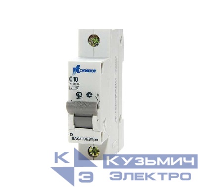 Выключатель автоматический модульный 2п C 20А 4.5кА ВА47-063 Контактор 7000127