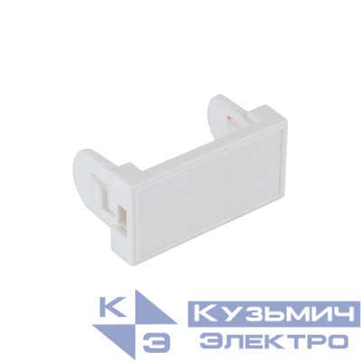 Заглушка 22.5х45мм на 1мод. бел. Datarex DR-513410