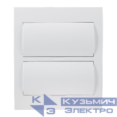 Бокс ЩРВ-П-24 IP41 пластик. бел. (бел. дверца) Rexant 11-0225