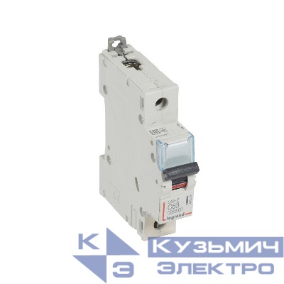 Выключатель автоматический модульный 1п C 63А 6кА DX3-E 6000 1мод. 230/400В Leg 407269