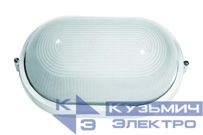 Светильник 1402S C01 NEW НБП 04-60-001 УХЛ1 "Открытый" 60Вт 130град.C овал бел. Camelion 13654