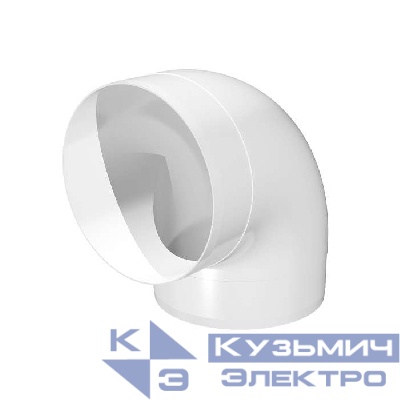 Колено 90град. 100мм пластик ERA 10ККП