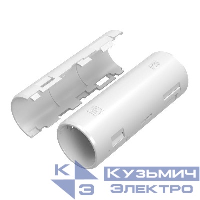 Муфта разборная d25мм бел. Промрукав PR13.0419