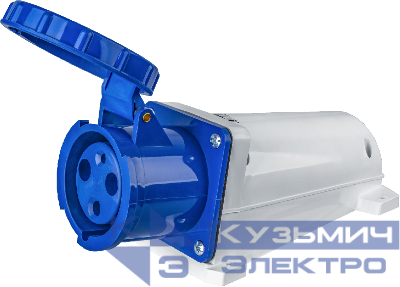 Розетка стационарная ОП 63А 2P+PE IP54 14 300 NCA-SR133-63-220 Navigator 14300