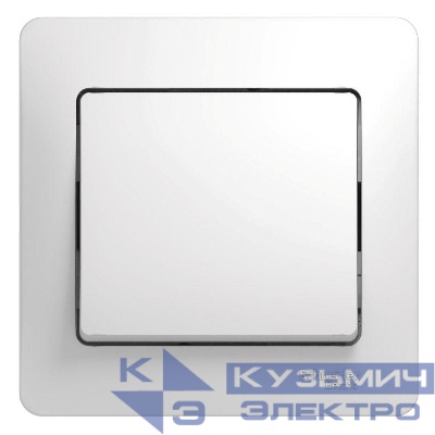 Выключатель 1-кл. СП Glossa 10А IP20 (сх. 1) 10AX в сборе бел. SE GSL000112