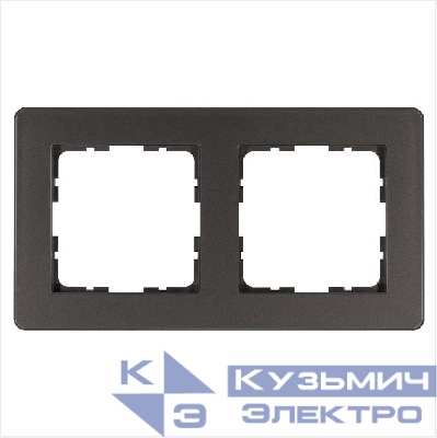 Рамка 2-м G-Flex мокко Jasmart G1102Z