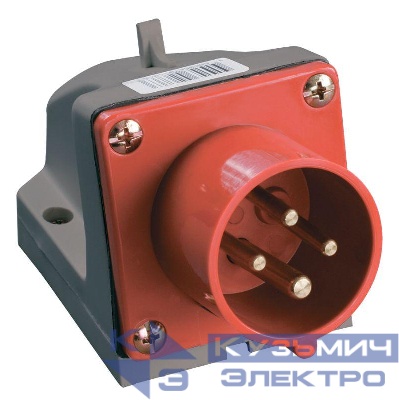 Вилка электрическая наружн. уст. 16А 3P+PЕ 380В IP44 ССИ-514 IEK PSR52-016-4