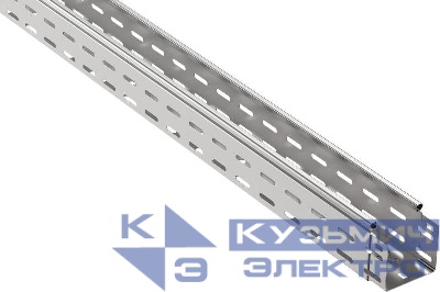 Лоток листовой перфорир. 100х80 L3000 сталь 0.7мм IEK CLP10-080-100-3