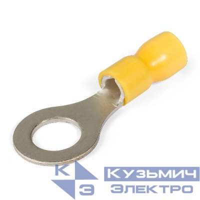 Наконечник кабельный кольцевой изолированный НКИ 6.0-8 EasyFix КВТ 90898