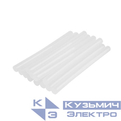 Стержень клеевой d7.4мм L100мм прозр. (блист.12шт) Rexant 09-1010