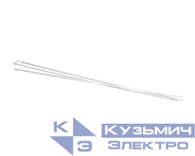 Стяжка нейлоновая 370*3,6 / 100 шт (белая), NETKO Optima "SZ"