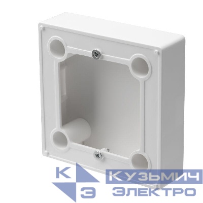 Бокс для накладного монтажа электроустановочных изделий BN-01 бел. REXANT 51-0569-1