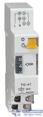 Таймер освещения ТО-47 16А 230В на DIN-рейку KARAT IEK MTA30-16