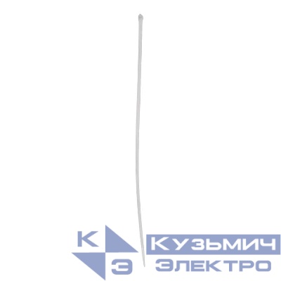 Хомут кабельный (стяжка) PCT 4.8х400-100WH 4.8х400 PA6.6 бел. (уп.100шт) JazzWay 5054097