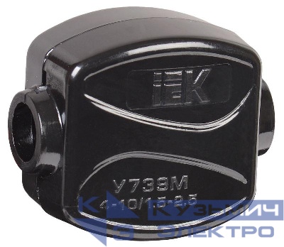 Зажим ответвительный У-739М (4-10/1.5-2.5кв.мм) IP20 IEK UKZ-ZO-739M