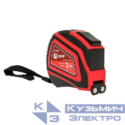 Рулетка измерительная РС-10 3мх16мм Autostop магнит Expert EKF rs-10-3-16-quad