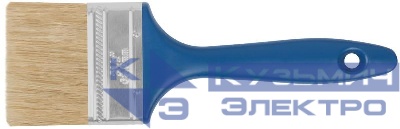 Кисть флейцевая "Модерн" натур. светлая щетина пластиковая ручка 2. 5дюйм (63мм) FIT 01156