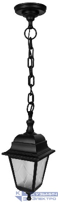 Светильник садово-парковый PP4205 C02 НСУ 04-60-001 У1 "Адель" 4-гран. пластик+пластик черн. Camelion 13846