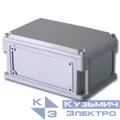 Корпус 600х300х146мм IP67 с непрозр. крышкой 21мм с фланцами пластик. DKC 563210
