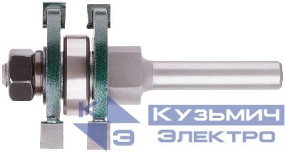 Фреза кромочная пазо-шиповая DхHхL=40х20х75мм FIT 3610-082040