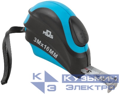 Рулетка Автостоп 3мх16мм MOS 17358М