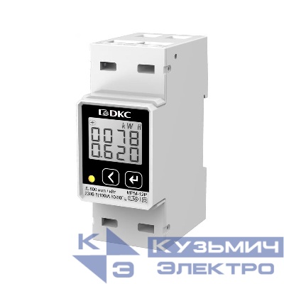Устройство многофункциональное измерительное МРМ RS-485 1ф LCD дисплей на DIN-рейку DKC MPM-12P