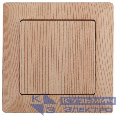 Выключатель 1-кл. СП Solo 4-101-11 10А IP20 250В сосна Intro Б0053555